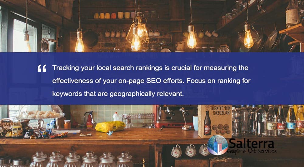 Boost your local business visibility with Salterra’s On-Page SEO expertise. Call (520) 214-3729 to optimize your website and grow your customer base today.